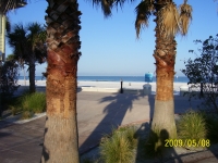 A view of the Gulf from the Beach Walk..Just about where Britt's Cafe used to be.