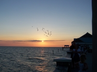 Sunset on the pier