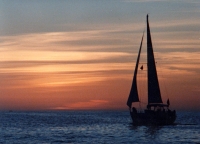 Sunset sail off Clearwater Beach