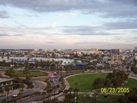 View from the Hilton overlooking the city