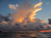 storm over gulf